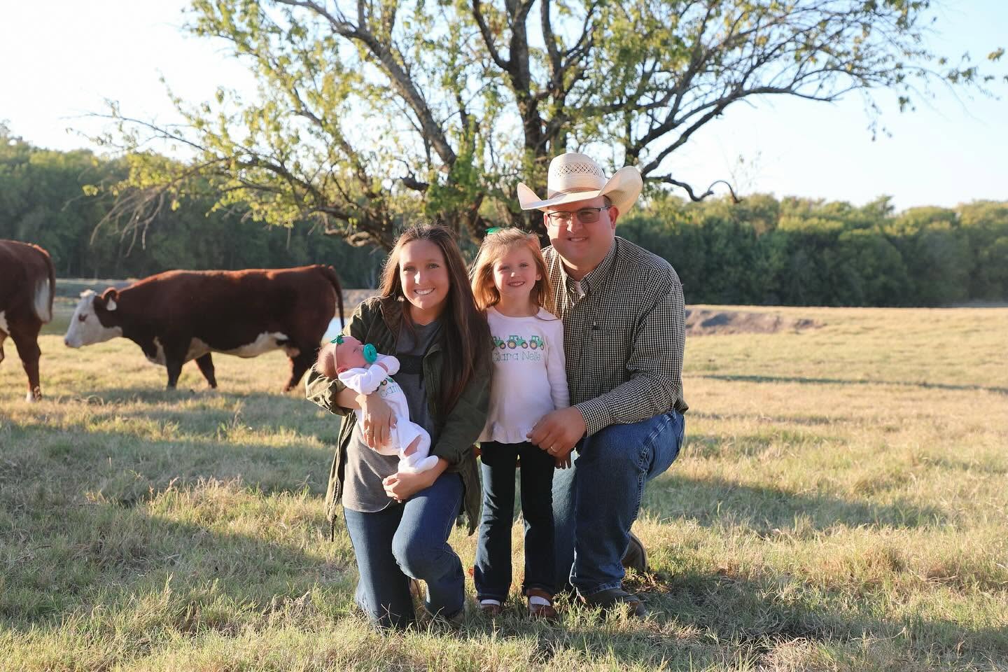 McClendon family on the farm