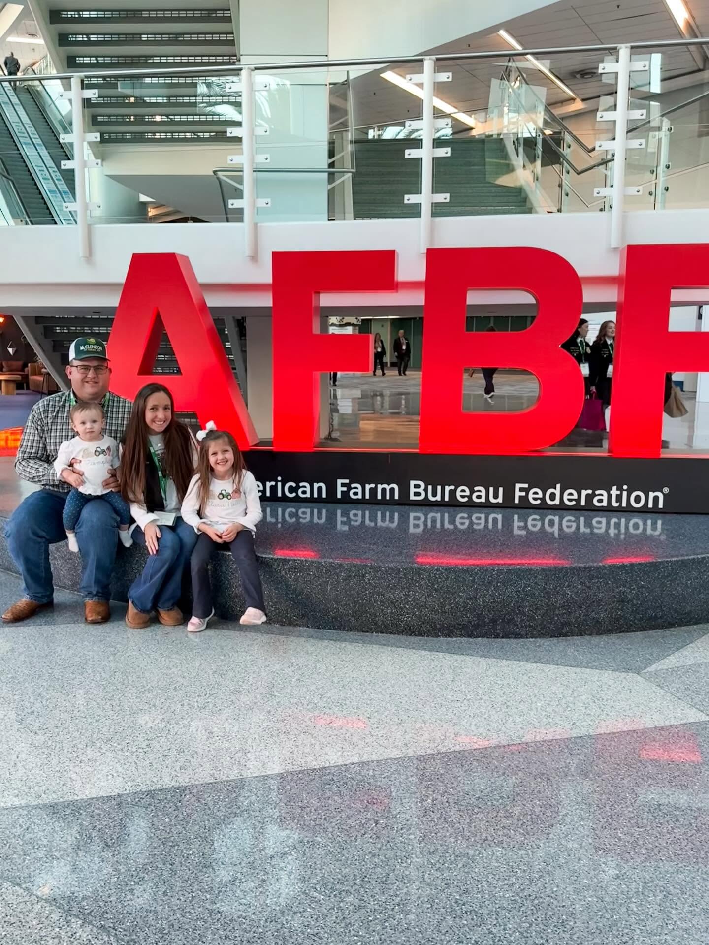 McClendon family on the farm