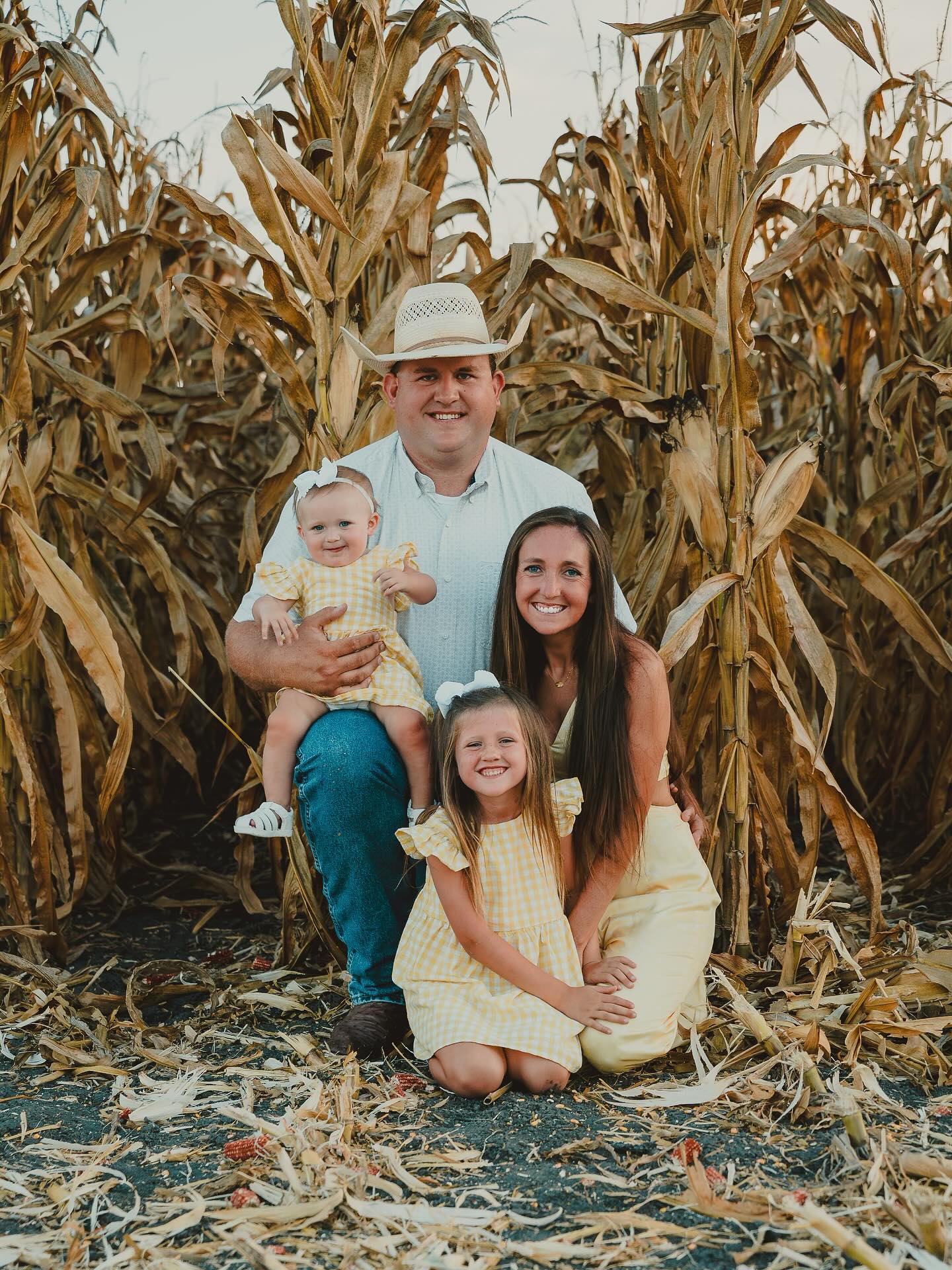 McClendon family on the farm