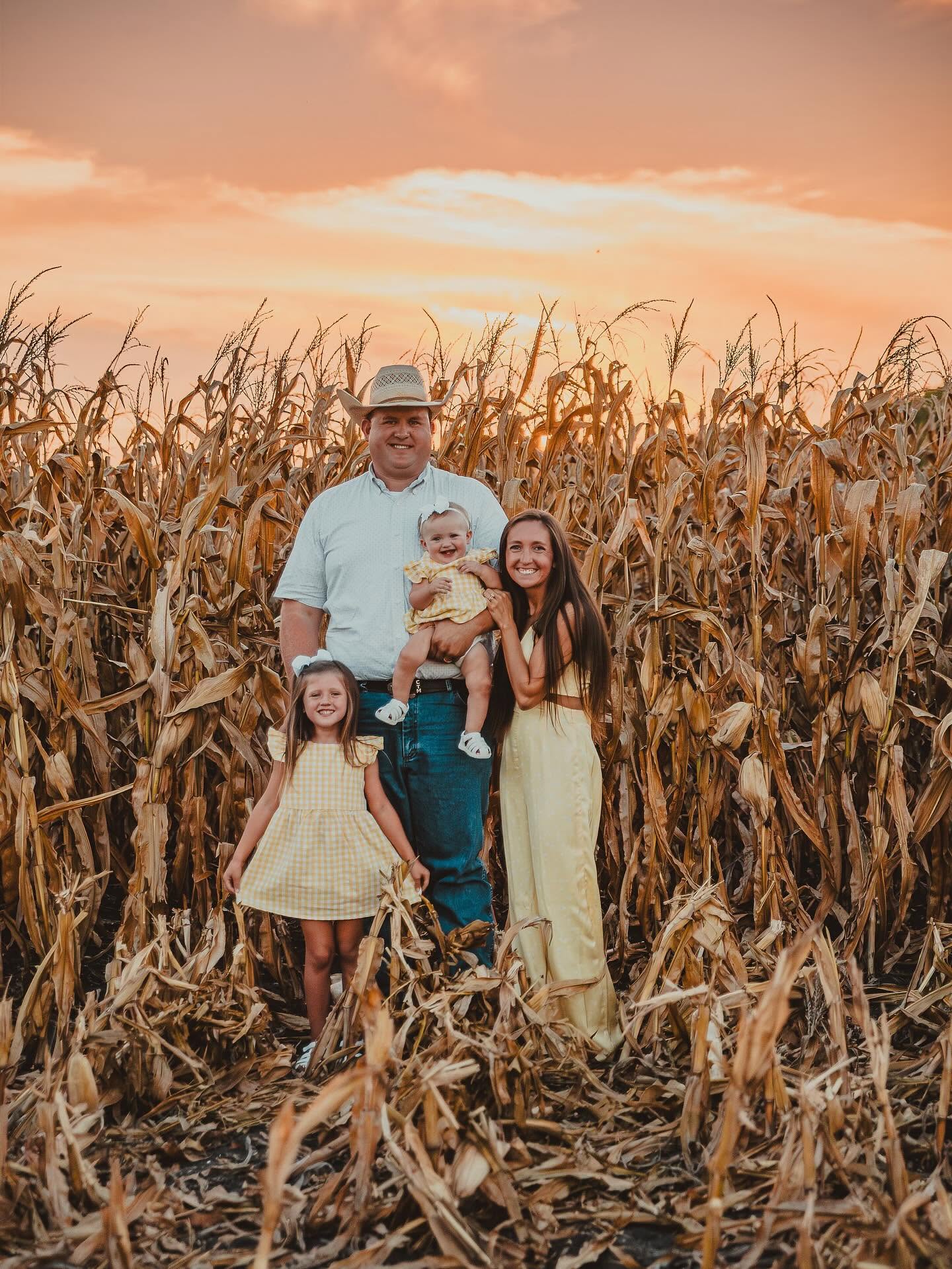 McClendon family on the farm